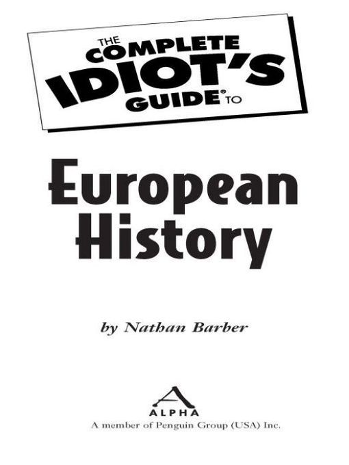 Title details for The Complete Idiot's Guide to European History by Nathan Barber - Available
